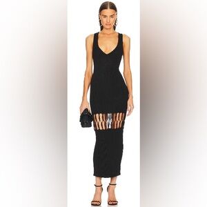 REVOLVE Nicola Mixed Crochet Maxi Dress